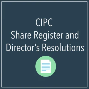 SHARE REGISTER, SHARE CERTIFICATES AND DIRECTOR'S RESOLUTIONS